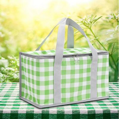 Bolsa Termica Portatil 12l Cesta Dobravel Bolsa Cooler Saco Piquinique Impermeavel Ecologica Viagem Camping
