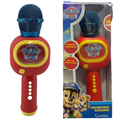Microfone Musical com Bluetooth Patrulha Canina