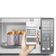 Micro-ondas Electrolux 31L cor Inox Espelhado com Painel Integrado e Função Tira Odor (MI41S) 127V