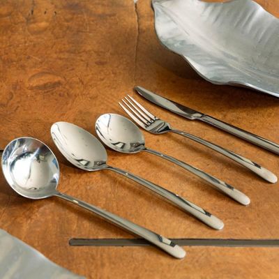 Faqueiro Viena 101 Peças em Aço Inox Wolff Jogo de Talheres e Utensílios Mesa Posta 12 Pessoas
