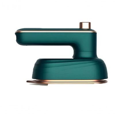 Mini Ferro A Vapor Bivolt Portátil Viagem 180° De Passar Roupa Verde