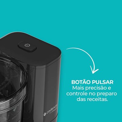 Miniprocessador Cadence Mini Crush Preto 220V