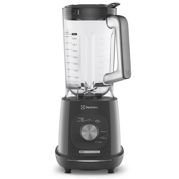 Liquidificador Electrolux 1500W 3.2L Efficient TriForce 15 Velocidades Cinza (EBL1500) 127V