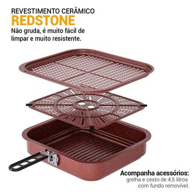 Air Fryer Oven Philco 15L Dupla Resistência PAF15B 110V