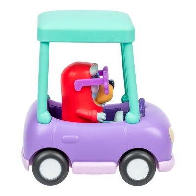 Mini Veículo Bluey com Boneco Colecionável - Carro da Vovó