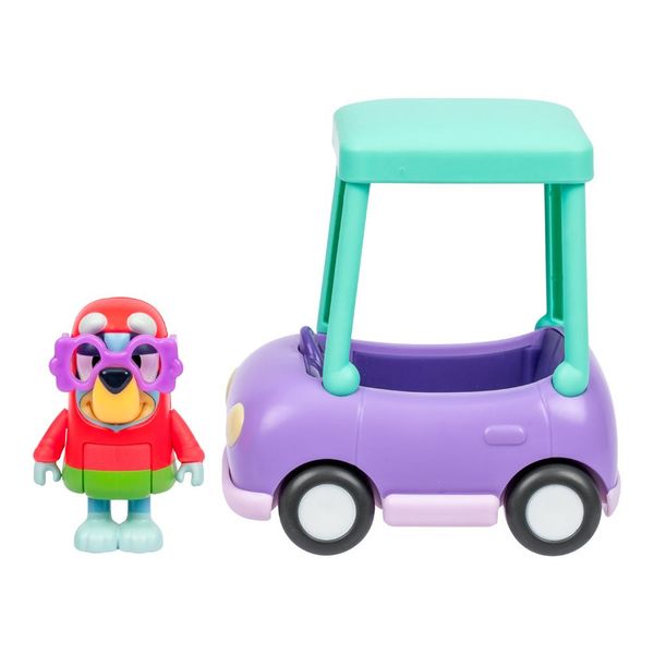 Mini Veículo Bluey com Boneco Colecionável