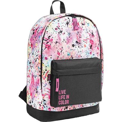 MOCHILA ACADEMIE SPLASHES BRANCA TILIBRA