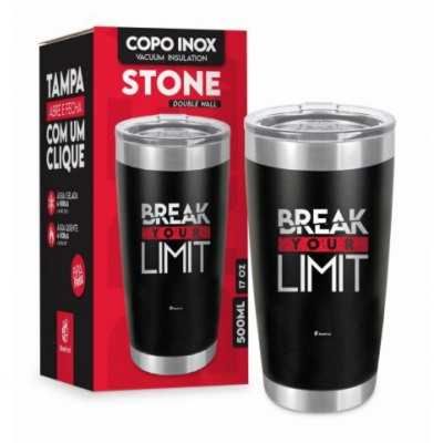 COPO TERMICO STONE BREAK YOUR LIMIT BRASFOOT