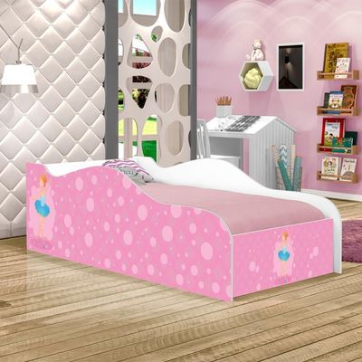 Mini Cama Fun Bailarina Infantil Com Colchão