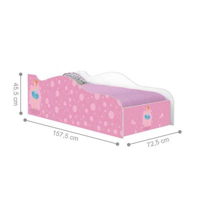 Mini Cama Fun Bailarina Infantil Com Colchão