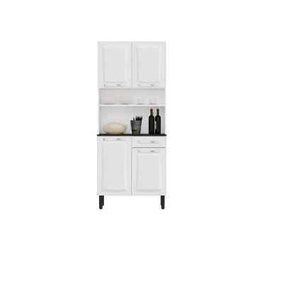 Kit Cozinha Compacta Pratika 80cm Em Aço Itatiaia Branco