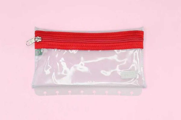 ESTOJO SIMPLES CRYSTAL RED CADERNO INTELIGENTE