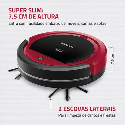 Robô Aspirador de Pó Smart Clean RB-07 Bivolt