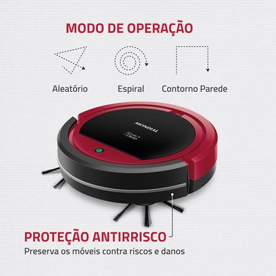 Robô Aspirador de Pó Smart Clean RB-07 Bivolt