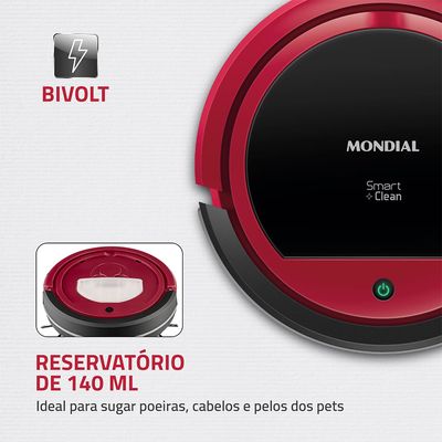 Robô Aspirador de Pó Smart Clean RB-07 Bivolt
