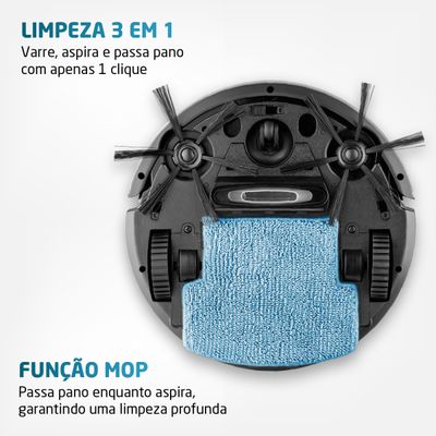 Robô Aspirador de Pó Smart Clean RB-07 Bivolt
