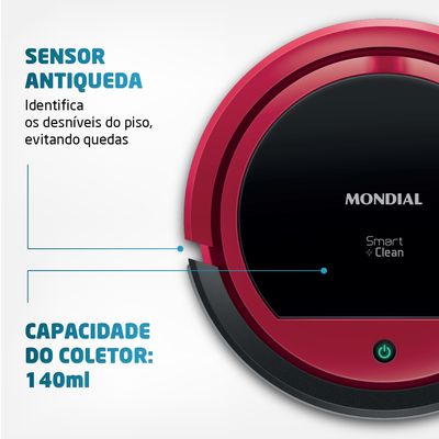 Robô Aspirador de Pó Smart Clean RB-07 Bivolt