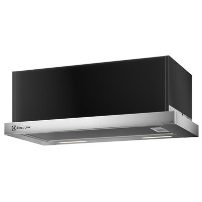 Depurador de Ar Electrolux 60cm Retrátil Inox Efficient com Luz de Led (DE6RS) 220V