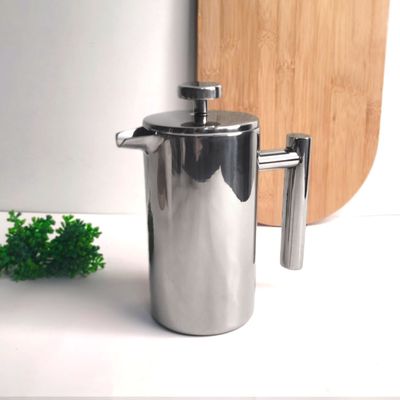 Cafeteira Prensa Francesa Inox Cremeira Leite Bule Cafe 2un