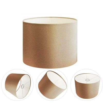 Cúpula Abajur Cilíndrica Cp-7014 ø35x21cm Palha