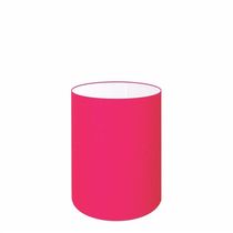 Cúpula Abajur Cilíndrica Cp-7006 ø18x25cm Rosa Pink