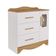 Cômoda Clara 1 Porta 3 Gavetas - Moveis Peroba Amendoa-branco