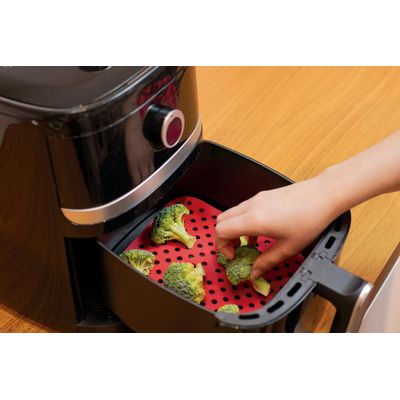 Forro de Silicone Quadrado para Airfryer 20cm
