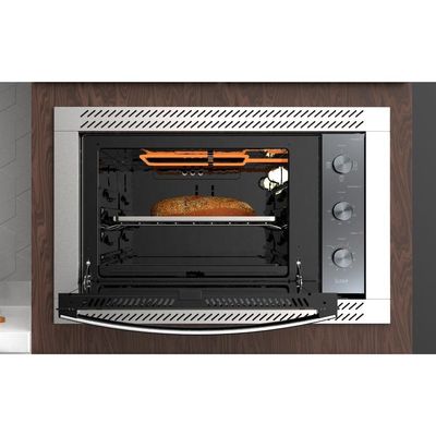 Forno De Embutir Elétrico Espelhado 44L Com Grill E Timer Atlas U Top Style 220V