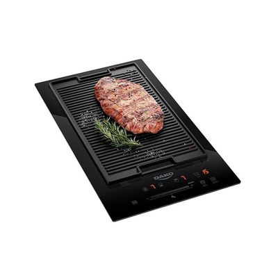 Cooktop De Indução Dako 2 Bocas Preto Com Zona Flexível 220v