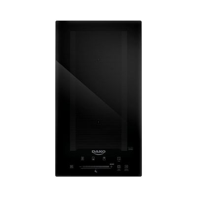 Cooktop De Indução Dako 2 Bocas Preto Com Zona Flexível 220v