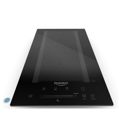 Cooktop De Indução Dako 2 Bocas Preto Com Zona Flexível 220v