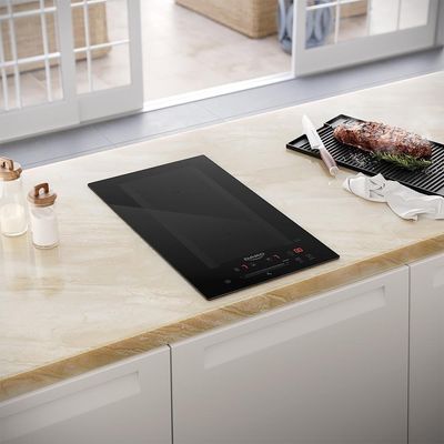 Cooktop De Indução Dako 2 Bocas Preto Com Zona Flexível 220v