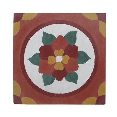 Descanso De Panela Apoio De Mesa Ladrilho Hidráulico P- Travessa Ladrilho F2