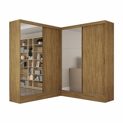 Closet Casal Duplo Belém 4 Portas  4Gavetas Carioca Móveis