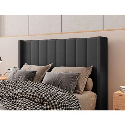 Cabeceira Estofada Queen 160 Cm Turquesa Corino Preto
