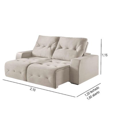 Sofa Martins M-185 02 Md.80 - V-211 Creme