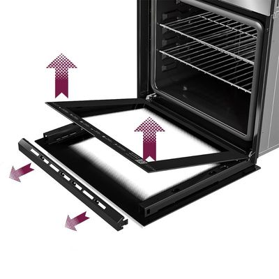 Forno Elétrico Digital De Embutir Mueller Preto 70 Litros Com Função Fryer MFE70K 220V