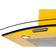 Coifa De Parede 90cm Vidro Curvo Slim Nardelli Yellow 220V