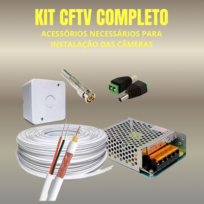 Kit 2 Câmeras 1080p Full Color C/Áudio Dvr Intelbras 4ch 1TB Purple