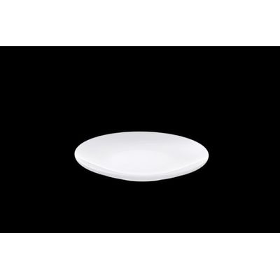 Prato Sobremesa Jacqueline Porcelana Branca 19 cm Tramontina