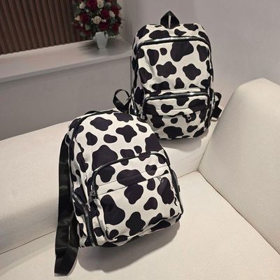 Mochila Escolar Média Estampa Vaquinha Faculdade Trabalho 1 Estampa Vaquinha