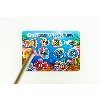 Jogo Pescaria dos Números - T0023 - Loopi Toys