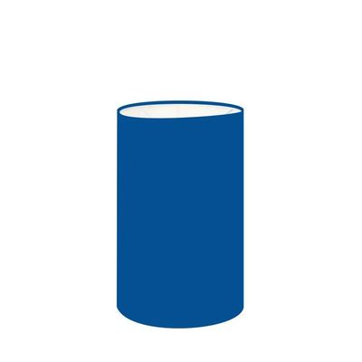 Cúpula Abajur Cilíndrica Cp-7002 ø13x30cm Azul Marinho