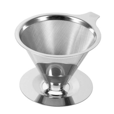 Coador De Cafe Aço Inox Reutilizavel Ecologico Grande