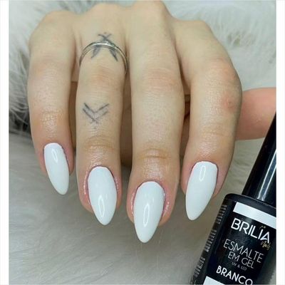 Brilia Nail Esmalte Essencial Branco 10g