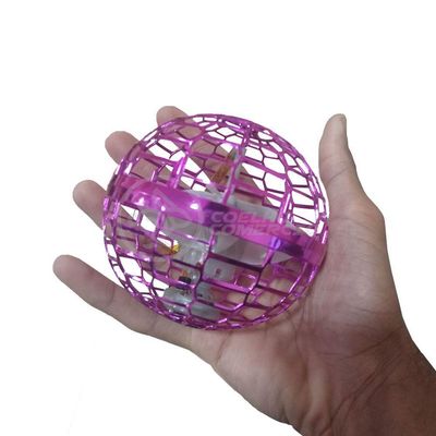Bola Spinner Voadora Led Divertido Colorido Rgb - Rosa