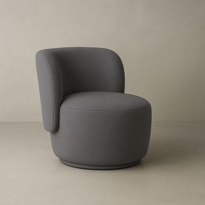 Poltrona Orgânica Biet Bouclé Premium Cinza