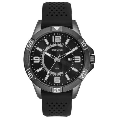 Relógio Seculus Masculino Ref: 44300gpsvpu3 Esportivo Black