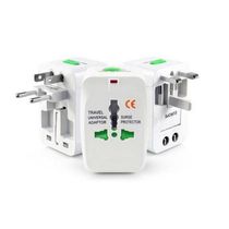 Adaptador Universal De Tomada Padrao Internacional Eua Europa