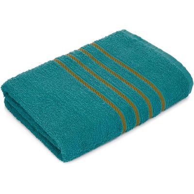 Jogo 5pçs 2 Banho + 2 Rosto + 1 Tapete P/Banheiro 100% Algodão Alta Absorção - Verde Jade